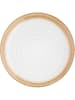 Björn 6er-Set: Speiseteller "Cosmos" in Weiß/ Beige - Ø 27,5 cm