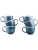 Björn 6-delige set: koffiekoppen "Cosmos" blauw - 300 ml