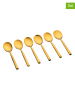 Björn 6er-Set: Edelstahl-Kaffeelöffel "Nils" in Gold - (L)12 cm