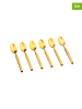 Björn 6er-Set: Edelstahl-Kaffeelöffel "Viggo" in Gold - (L)14 cm