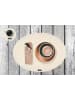 Björn 6-delige set: placemats crème - (L)45 x (B)33 cm