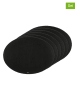 Björn 6er-Set: Tischsets in Schwarz - (L)45 x (B)33 cm