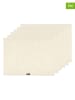 Björn 6-delige set: placemats crème - (L)45 x (B)33 cm