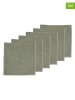 Björn 6er-Set: Servietten in Grün - (L)40 x (B)40 cm
