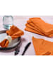 Björn 6-delige set: servetten oranje - (L)40 x (B)40 cm