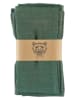 Björn 6er-Set: Servietten in Grün - (L)40 x (B)40 cm