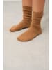 AUTHENTIC CASHMERE Kasjmieren sokken "Chewila" lichtbruin