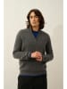 AUTHENTIC CASHMERE Kaschmir-Pullover in Anthrazit
