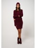 AUTHENTIC CASHMERE Kasjmieren jurk "Armet" bordeaux
