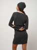 AUTHENTIC CASHMERE Kaschmir-Kleid "Capelet" in Anthrazit