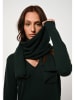 AUTHENTIC CASHMERE Kasjmieren jurk "Capelet" donkergroen