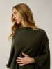 AUTHENTIC CASHMERE Kaschmir-Poncho in Khaki