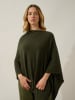 AUTHENTIC CASHMERE Kaschmir-Poncho in Khaki