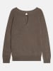 AUTHENTIC CASHMERE Kaschmir-Pullover "Dibona" in Dunkelbraun