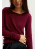 AUTHENTIC CASHMERE Kaschmir-Pullover "Epéna" in Bordeaux