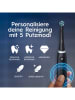 Oral-B 2tlg. Set: Elektr. Zahnbürsten "iO Series 5" in Weiß/ Schwarz