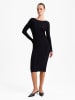 BGN Sukienka dzianinowa w kolorze czarnym