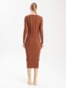 BGN Strickkleid in Braun
