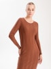 BGN Strickkleid in Braun