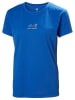 Helly Hansen Koszulka funkcyjna "Skog Graphic Tee" w kolorze niebieskim
