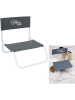 Garden Spirit Klapstoel "Chaise" antraciet - (B)52 x (H)37 x (D)50,5 cm