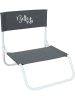 Garden Spirit Klapstoel "Chaise" antraciet - (B)52 x (H)37 x (D)50,5 cm