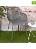 Garden Spirit 2-delige set: buitenfauteuil "Ibiza" grijs - (B)54 x (H)84 x (D)53 cm