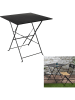 Ethnical Life Gartentisch in Schwarz - (B)70 x (H)70 x (T)71 cm