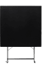 Ethnical Life Gartentisch in Schwarz - (B)70 x (H)70 x (T)71 cm