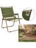 Garden Spirit Tuinstoel kaki - (B)55 x (H)77 x (D)63 cm
