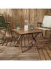 Garden Spirit Campingtafel bruin - (B)58 x (H)60 x (D)44 cm