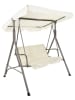 Garden Spirit Hollywoodschaukel "Soria" in Beige - (B)146 x (H)160 x (T)109 cm