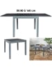 Garden Spirit Tuintafel "Haria" grijs - (B)80 x (H)75 x (D)80 cm