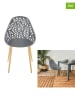 Garden Spirit 4-delige set: stoelen "Lucena" grijs - (B)53,3 x (H)83,4 x (D)52,3 cm