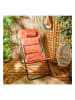 Garden Spirit Liegestuhl "Corfou" in Rot - (B)55 x (H)89 x (T)81 cm