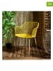 Garden Spirit 4-delige set: tuinstoelen "Malaga" geel - (B)62 x (H)80 x (D)54 cm