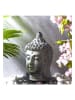 Garden Spirit Dekofigur "Boudha" in Grau - (H)42 cm