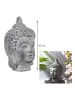 Garden Spirit Dekofigur "Boudha" in Grau - (H)42 cm
