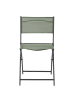 Garden Spirit Klapstoel "Elba" groen - (B)50 x (H)80 x (D)46 cm
