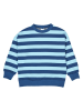 Fred´s World by GREEN COTTON Sweatshirt "Stripe" donkerblauw/lichtblauw