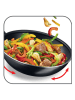 Tefal Wokpfanne "Cook & Clean" in Schwarz - Ø 28 cm