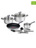 Tefal 11-delige roestvrijstalen kookset "Daily Cook"