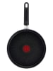 Tefal Patelnia "Resist" w kolorze szaro-czarnym do naleśników - Ø 25 cm