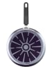 Tefal Patelnia "Resist" w kolorze szaro-czarnym do naleśników - Ø 25 cm