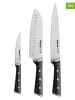 Tefal 3-delige messenset "Ice Force" zilverkleurig/zwart