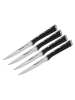 Tefal 4-delige set: steakmessen "Ice Force" zilverkleurig/zwart - (L)11 cm
