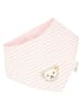 Steiff Halstuch in Rosa/ Creme