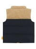 Steiff Doorgestikte bodywarmer donkerblauw/beige