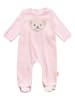 Steiff 3tlg. Outfit in Rosa/ Weiß