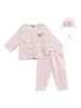 Steiff 3tlg. Outfit in Rosa